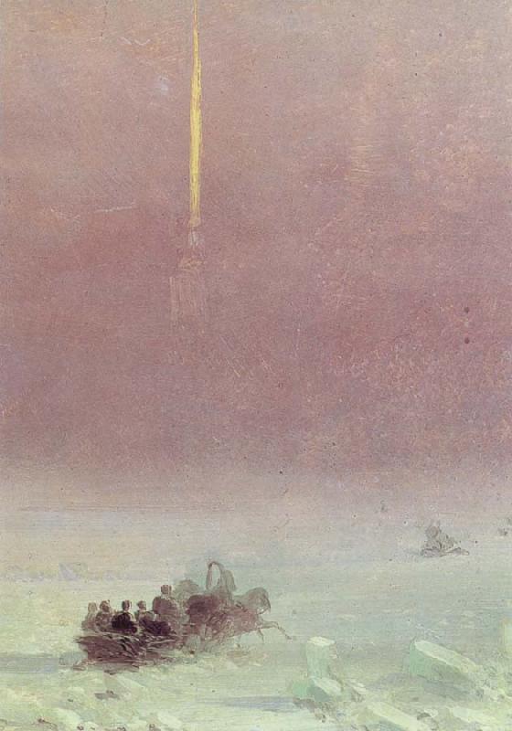 Ivan Aivazovski St.Petersburg,Crossing the Neva